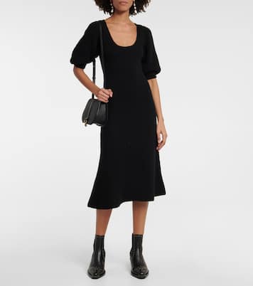 Robe midi en laine et cachemire | Chloé