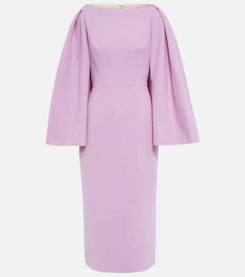 Vestido midi Switzy en crepé de lana | Emilia Wickstead