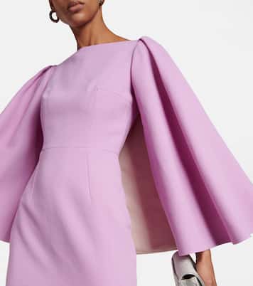 Vestido midi Switzy en crepé de lana | Emilia Wickstead
