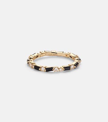 Bague en or 18 ct, diamants et saphirs | Suzanne Kalan