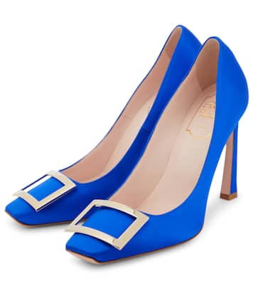 Salones Trompette de satén | Roger Vivier