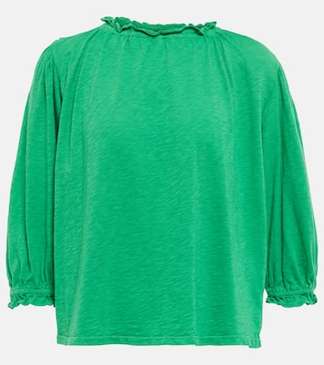 Top de algodón con volantes | Velvet