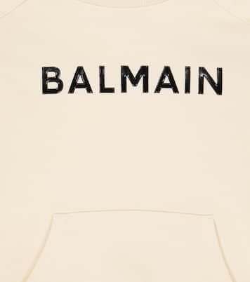 Sudadera de algodón con logo | Balmain Kids