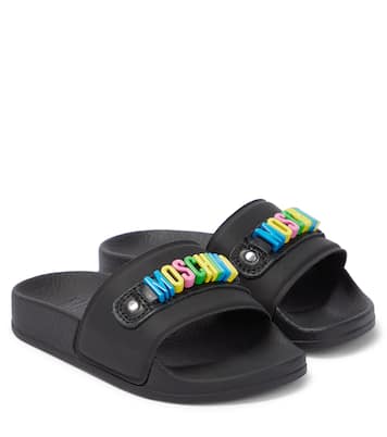 Sandali in gomma con logo | Moschino Kids