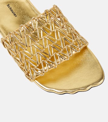 Sculpt Woven slides | Proenza Schouler