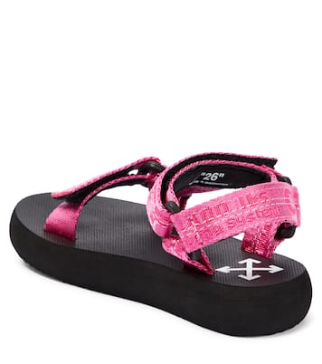 Bedruckte Sandalen Industrial Belt | Off-White Kids