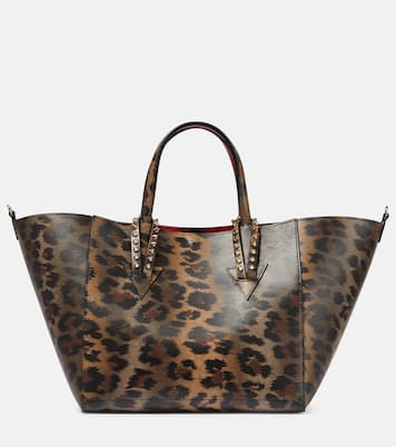 Cabachic Small leopard-print tote bag | Christian Louboutin