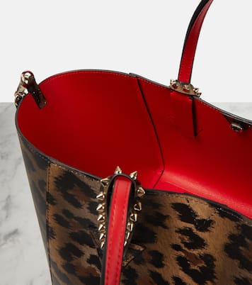 Cabachic Small leopard-print tote bag | Christian Louboutin