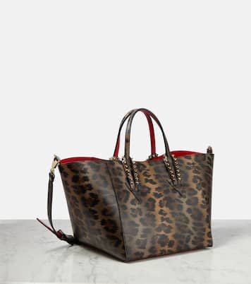 Cabachic Small leopard-print tote bag | Christian Louboutin