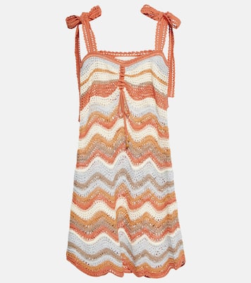Textured cotton minidress | Zimmermann