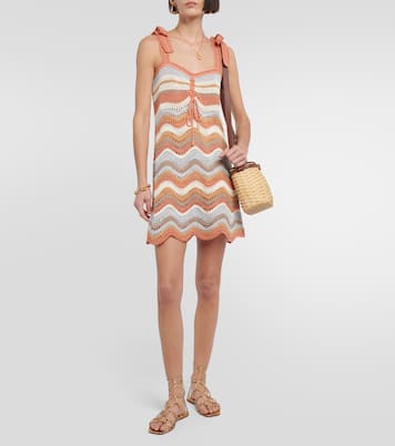 Textured cotton minidress | Zimmermann