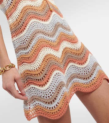 Textured cotton minidress | Zimmermann