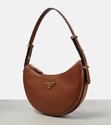 Borsa a spalla Arqué in pelle | Prada
