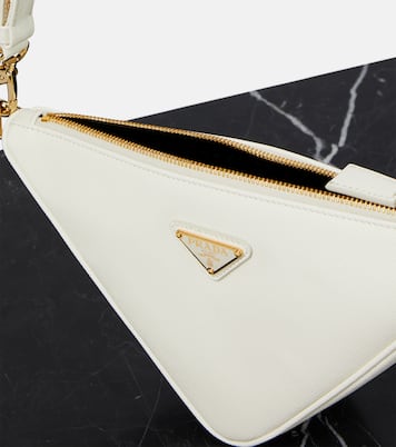 Schultertasche Triangle Mini aus Leder | Prada