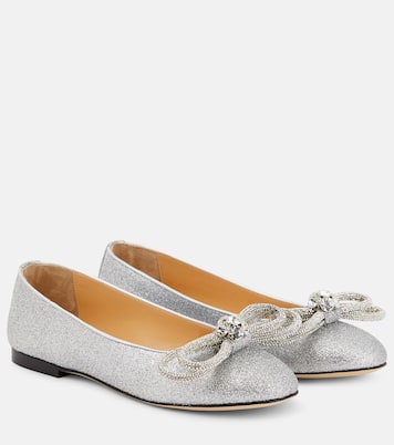 Bailarinas Double Bow con glitter | Mach & Mach