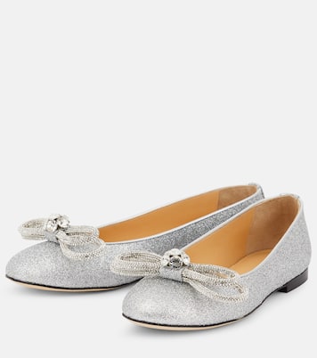 Bailarinas Double Bow con glitter | Mach & Mach