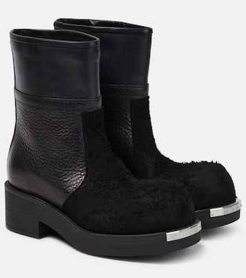 Botines de piel y ante | MM6 Maison Margiela