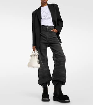 Botines de piel y ante | MM6 Maison Margiela