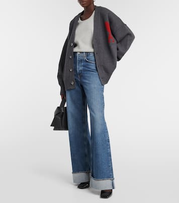 Ami De Cœur virgin wool cardigan | Ami Paris