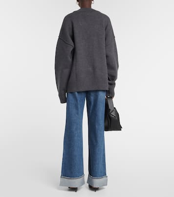 Ami De Cœur virgin wool cardigan | Ami Paris