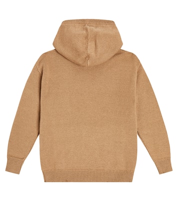 Sudadera de lana y cachemir con capucha | Balmain Kids