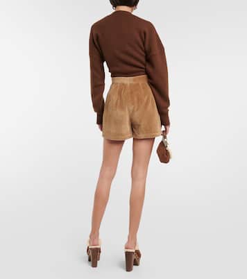 Shorts a vita alta in velluto a coste | Dolce&Gabbana