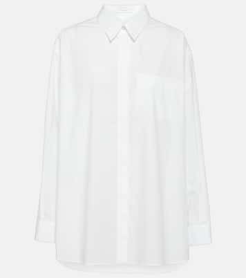 Camisa Eleni de popelín de algodón | The Row