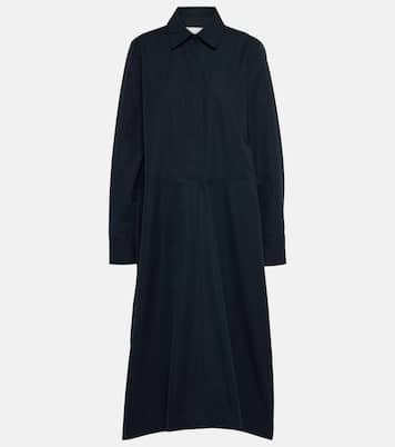 Vestido camisero de algodón | Jil Sander