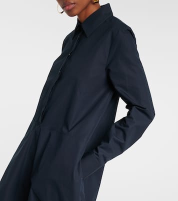 Vestido camisero de algodón | Jil Sander