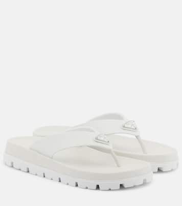 Sandalen mit Leder | Prada