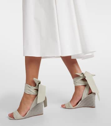 Alpargatas con cuña Melides Du Desert 85 | Christian Louboutin