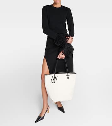 Anchor Tall canvas tote bag | JW Anderson