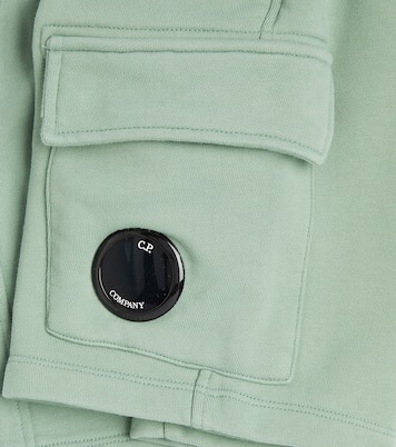 Shorts cargo de forro polar de algodón | C.P. Company Kids