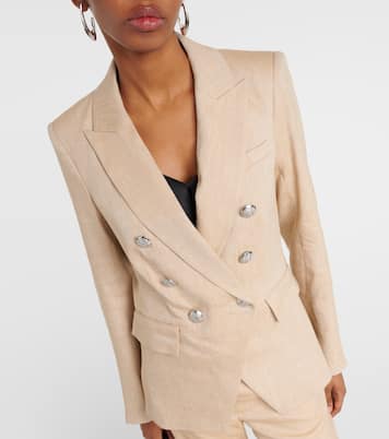 Miller Dickey linen-blend blazer | Veronica Beard