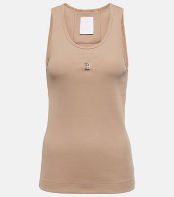 Tank top 4G in cotone a coste  | Givenchy