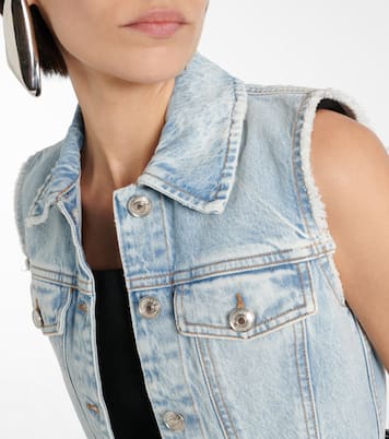 Gilet cropped di jeans  | Sportmax
