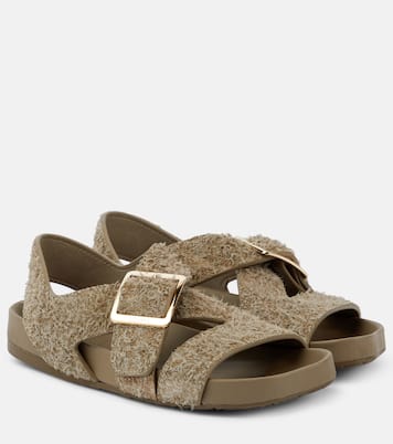 Sandales Paula's Ibiza Ease en daim | Loewe