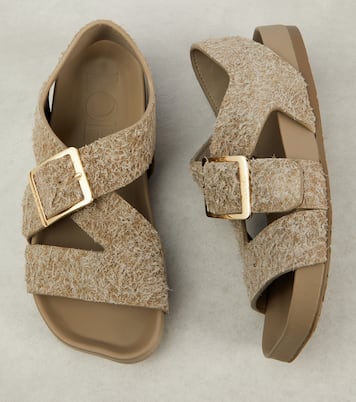 Sandales Paula's Ibiza Ease en daim | Loewe
