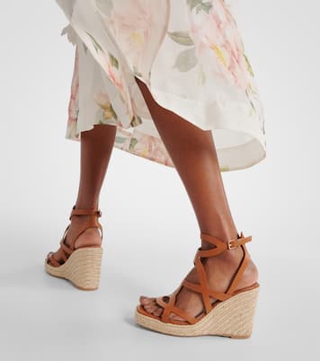 Espadrillas Bay 110 in pelle con zeppa | Zimmermann