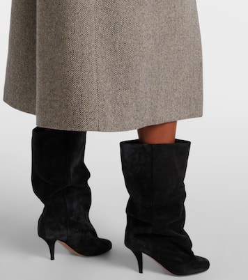Bottes Esther 75 en daim | Paris Texas