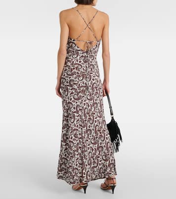 Vestido midi Sisudo de paisley | Faithfull