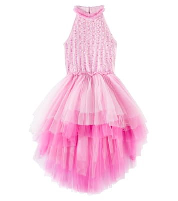 Abito Light Sound in jersey e tulle | Tutu Du Monde