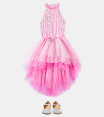 Abito Light Sound in jersey e tulle | Tutu Du Monde