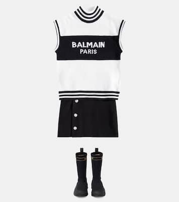 Gonna in jersey | Balmain Kids