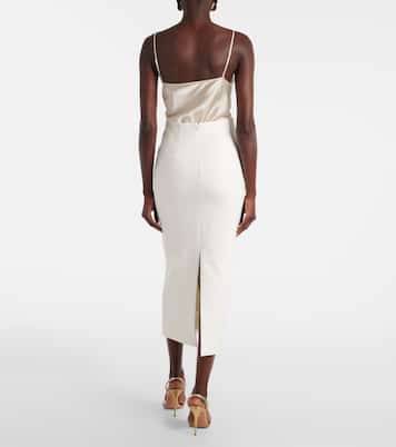 Crêpe pencil skirt | Roland Mouret