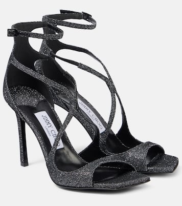 Sandales Azia 95 à paillettes | Jimmy Choo