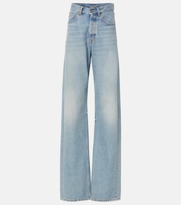 Jeans a gamba larga e vita alta | Saint Laurent