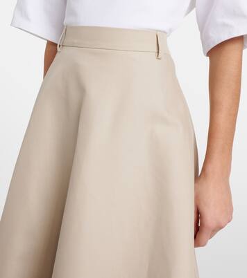 Falda midi de algodón | Róhe