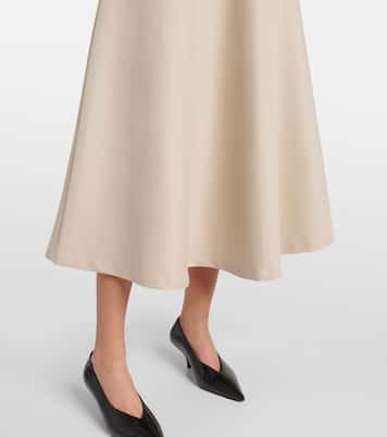 Falda midi de algodón | Róhe