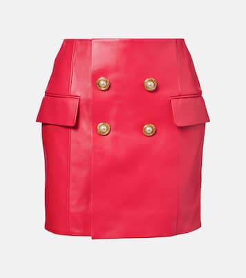 Minigonna in pelle | Balmain